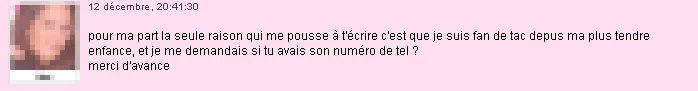 Mail reçu sur AdopteUnMec