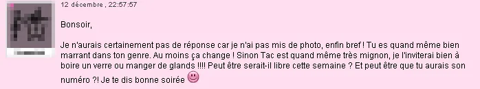 Mail reçu sur AdopteUnMec